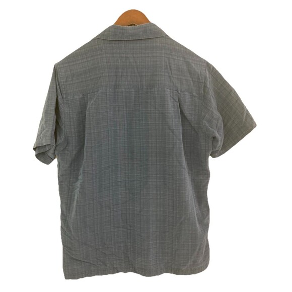 Men's 5.11 Tactical Series Snap Button Shirt Short Sleeve Blue Plaid Medium - Picture 8 of 8
